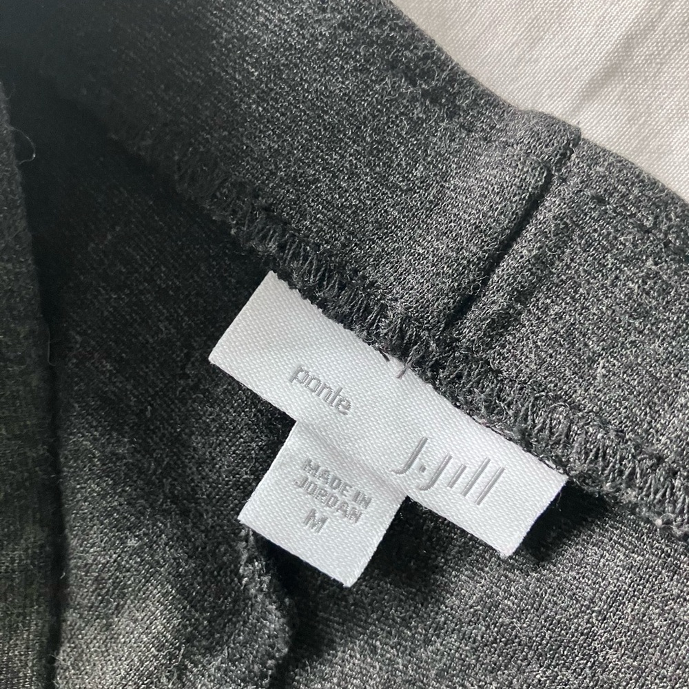 J. JILL Grey Wide Leg Pants Size M - Picture 12 of 14